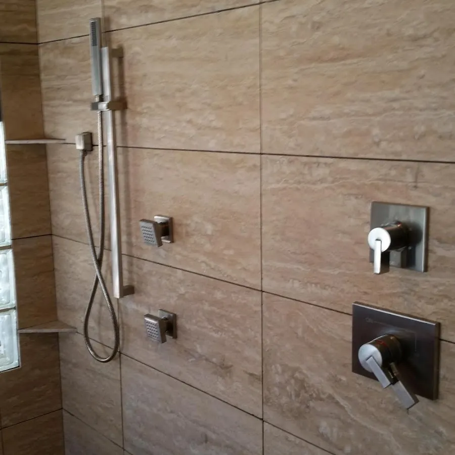 Shower fixture installation for Water Heater Replacement in Barbecue